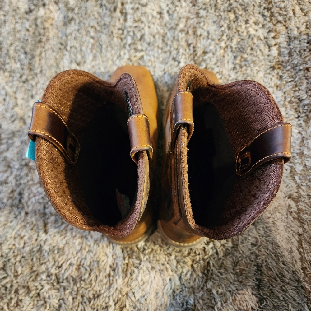 Red Wing Nubuck Rio Flex Leather Western Steel Toe Waterproof Work Boots. EUC. - Picture 12 of 13